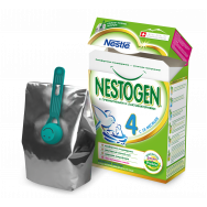 Nestogen с пребиотиками и лактобактериями 350 г смесь молочная 4 с 18 мес.