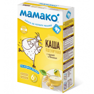 Мамако на козьем молоке 200 г каша пшеничная с грушей и бананом с 6 мес.