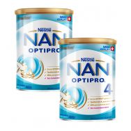 Nan смесь молочная 400 г + 400 г, 4 с 14 месяцев