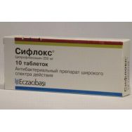 Сифлокс 250 мг №10 табл.п.о.