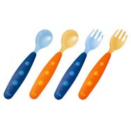 NUK cтоловый набор-мини ложка и вилка мягкие от 8 мес. (10.255.047)