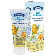 Babyline со вкусом апельсина 75 мл паста зубная гелевая детск. (от 2 до 10 лет  DB012)