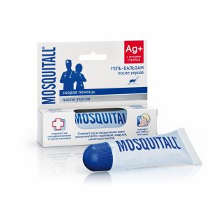 Гель-бальзам в тубе «Mosquitall» Скорая помощь после укусов, 10 мл
