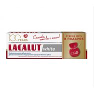 Lacalut White 75 мл паста зубная + зубная нить Lacalut