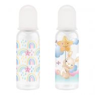 Just Lubby 250 мл бутылочка с молочной соской (16401, ПП, 0+)