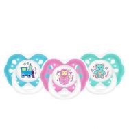 Lubby соска-пустышка силикон Малыши и Малышки, скошенный сосок, кольцо, колпачок (11402, 0+)