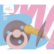 Just Lubby круг. сосок, от 0 мес. соска-пустышка латекс (30410)