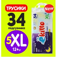 Ekitto Night-Day XL (12-17 кг) №34 подгузники-трусики