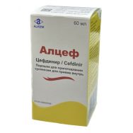 Алцеф 250 мг/5 мл 60 мл суспензия для приема внутрь
