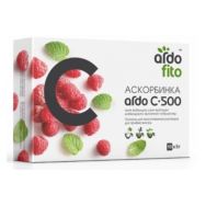 Аскорбинка ARDO C-500 малина 500 мг №10 пор.д/р-ра для приема внутрь