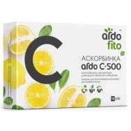 Аскорбинка ARDO C-500 лимон 500 мг №10 пор.д/р-ра для приема внутрь