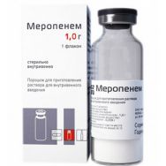 Меропенем 1 г №1 пор.д/р-ра в/в флак.
