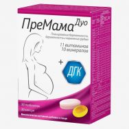 ПреМама Дуо 1265мг №30 таб+660мг №30 капс.