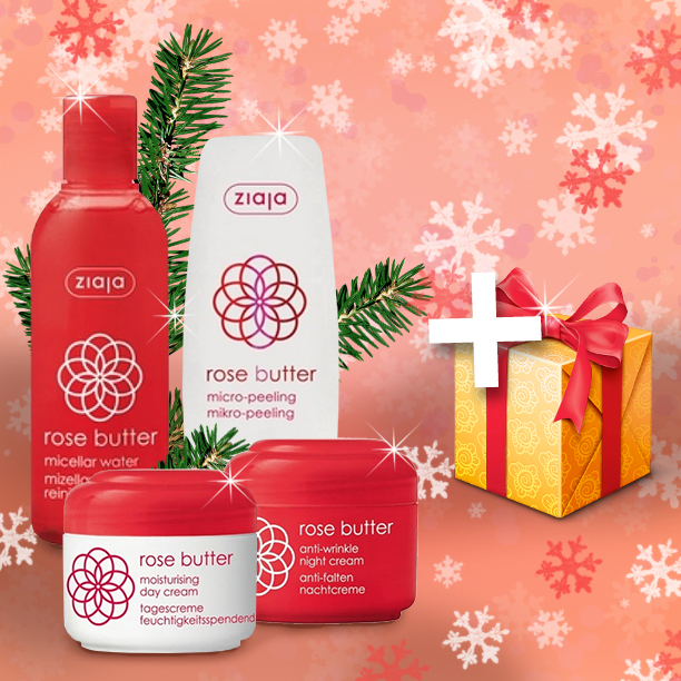 Микро-пилинг д/лица Ziaja с маслом розы 60 мл + Вода мицеллярная Ziaja с маслом розы 200 мл + Крем д/лица дневной увлажняющий Ziaja с маслом розы 50 мл + Крем для лица ночной против морщин Ziaja с маслом розы 50 мл Стоимость набора - 4410 тенге